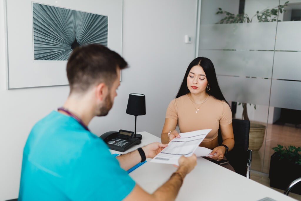 Jaume con otra paciente con disfagia esofágica