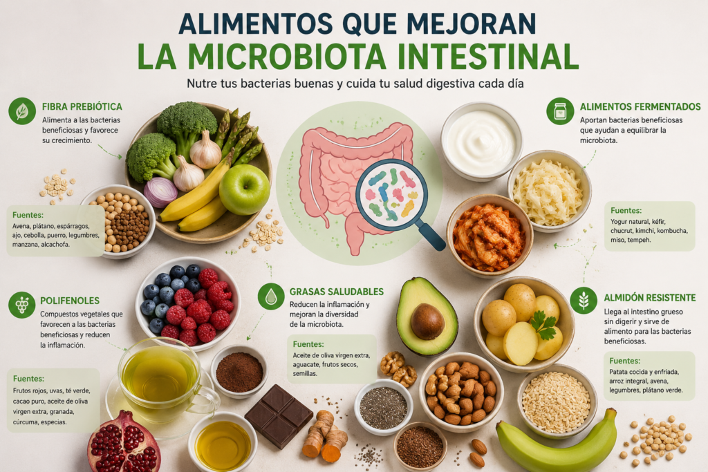 otra forma de saber cómo mejorar la microbiota intestinal