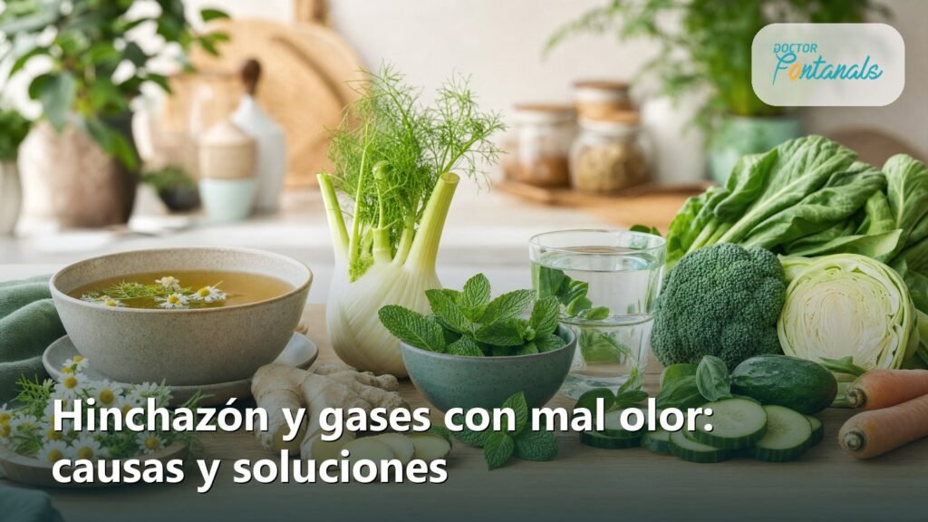 Hinchazón y gases con mal olor: causas y soluciones