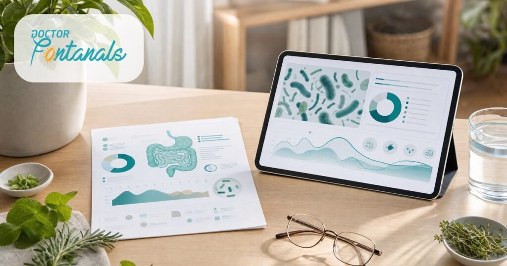 Estudio de microbiota intestinal interpretado por el equipo médico del Centro Dr. Fontanals en Pamplona
