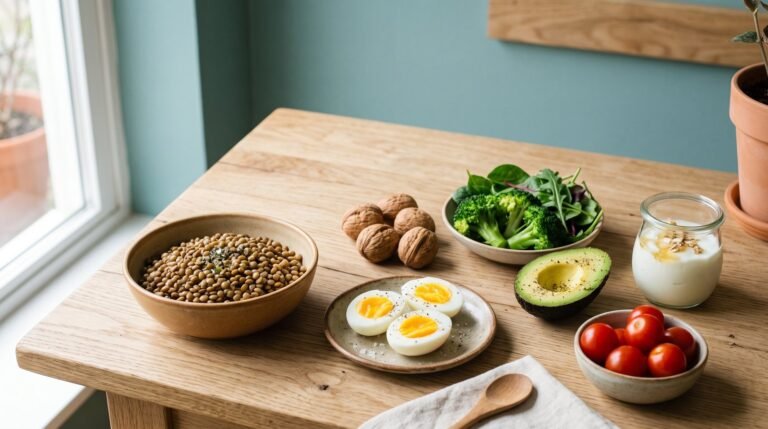 Lentejas, nueces, huevo y verdura: alimentación para el PMOS, antes SOP