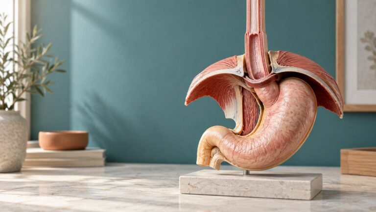 Prueba de Helicobacter pylori en Pamplona 2 Maqueta del estómago: la prueba de Helicobacter pylori en Pamplona busca si la bacteria vive en su mucosa